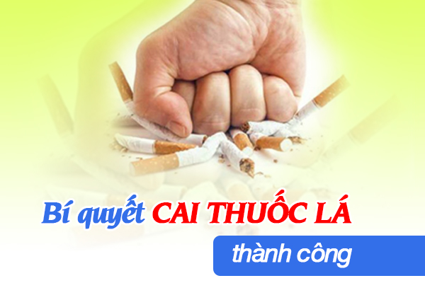  Bí quyết cai thuốc lá thành công